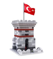 Eshel Maket Tuğla Kale Blok 1:24 Ölçek