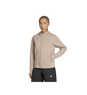 adidas D4T Fz Hoodie Kadın Günlük Ceket JX7311 Krem