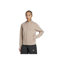 adidas D4T Fz Hoodie Kadın Günlük Ceket JX7311 Krem