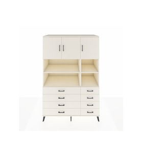 Kronos Dolap 8 Raflı 8 Çekmeceli 3 Kapaklı 132x59x195 Aytaşı-Aytaşı/Aytaşı