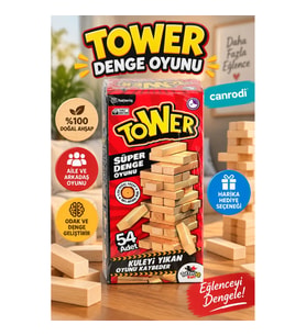 7314 Tower Denge Oyunu 54 Parça -canrodi
