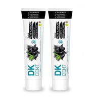 DK DENT AKTİF KARBON FLORURSÜZ DİŞ MACUNU 75 ML 2'Lİ SET