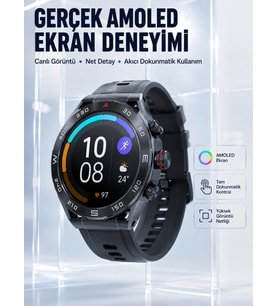5g Android Sım Kartlı Akıllı Saat Dönebilen Hd Kamera Amoled Ekran Gps Wi-fi