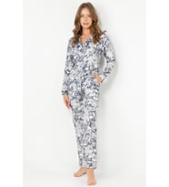 DoReMi Mist Flower Uzun Kollu Bayan Pijama Takımı (Desenli)