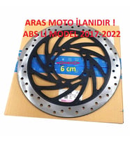 Bajaj Pulsar Ns 200 -Rs 200 Ön Fren Diski Abs li Orjinal 2017-2022 Uyumlu Euro 4 -Arasmoto (Siyah)