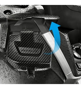 Nmax Techmax 125/155 2025-2026 Sol Cep Torpido Kapak Askı Aparatlı Karbon Modifiye