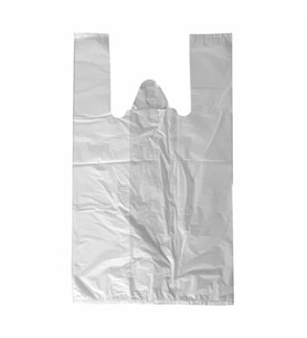 Ordinary Beyaz Market Poşeti Torbası - Hışır Atlet Poşet - Orta Boy - 26 x 50 Cm. - 5 Kg.