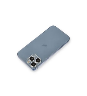 Apple İphone 11 Pro Max Metal Kamera Lens Koruma Cam - Gümüş