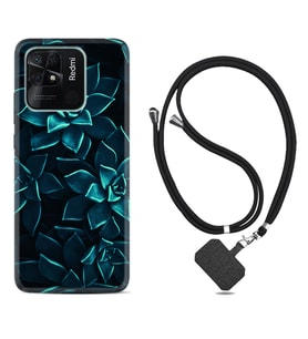 Xiaomi Poco X3 Pro M4 Pro X4 Pro C40 10C Kılıf Boyun Askılı Silikon Mistik Çiçekler 1650