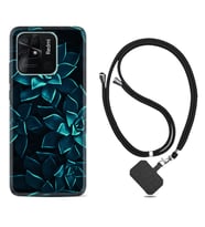 Xiaomi Poco X3 Pro M4 Pro X4 Pro C40 10C Kılıf Boyun Askılı Silikon Mistik Çiçekler 1650