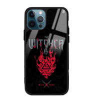 iPhone 13 Pro Witcher 3 Fire Tasarımlı Glossy Telefon Kılıfı