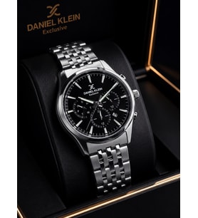 Daniel Klein Damat Ve Takım Elbiseye Özel 2 Yıl Garantili Çelik Kordon Erkek Kol Saati VS.BLKT.1066