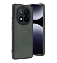 Xiaomi Redmi Note 14 Pro 5G Kılıf Aras Deri Kapak - Koyu Yeşil