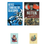 Beyaz Zambaklar Ülkesinde - Grigory Petrov - Nutuk - Mustafa Kemal Atatürk - Not Defterli Seti (Renksiz)