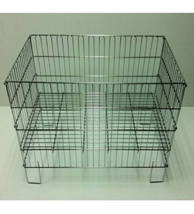 Katlanır, Tabanı Ayarlanır Tel Sepet - Hırdavat Sepeti - 60 x 80 (Vitrin RAF)