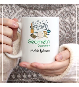 GEOMETRİ ÖĞRETMENİ KUPA BARDAK