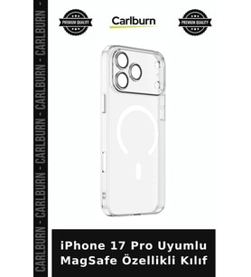 iPhone 17 Pro Uyumlu MagSafe Özellikli Kılıf Telefon Kılıfı Cep Kabı Kamera Korumali