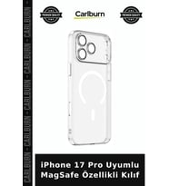 iPhone 17 Pro Uyumlu MagSafe Özellikli Kılıf Telefon Kılıfı Cep Kabı Kamera Korumali
