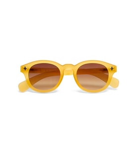 Okkia Milano Unisex Güneş Gözlüğü Sarı / Lens: Kahverengi Gradyan