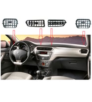 Peugeot 301 - Citroen C-elysee Havalandırma Izgarası Difüzör Orta Yan Sağ-sol Takım 4 Adet