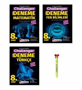 LGS 8.Sınıf Challenger Matematik Fen Bilimleri Türkçe Deneme