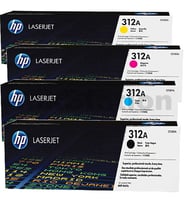 HP 312A Orjinal 4'Lü Toner Set CF380A-CF381A-CF382A-CF383A M476dn