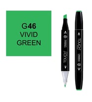 TOUCH TWIN G-46 ÇİFT UÇLU MARKER VIVID GREEN