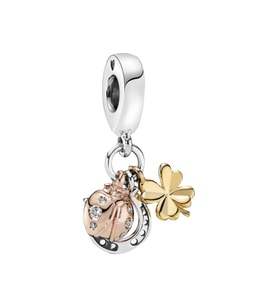 Nur Silver Sallantılı Şans Gümüş Charm NUR-BL02007