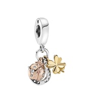 Nur Silver Sallantılı Şans Gümüş Charm NUR-BL02007