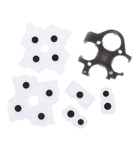 PS5 Versiyon 2 Kol Lastik Takımı İç Silikon Lastiği Playstation 5 V2 Kol Tamiri Rubber Pad (Beyaz)