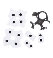 PS5 Versiyon 2 Kol Lastik Takımı İç Silikon Lastiği Playstation 5 V2 Kol Tamiri Rubber Pad (Beyaz)