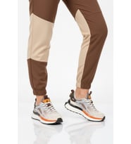 Pierre Cardin Beyaz Kahve Fileli Hafif Esnek Hafızalı Taban Unisex Spor Ayakkabı PCI-10106 G (Beyaz-Kahve)