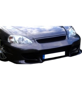 Honda Civic Uyumlu 6 Ön Tampon Altı (Bantlı Md) Fiber 1995-2001
