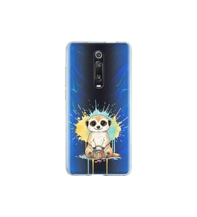 Redmi K20 ile Uyumlu Splash Mirket Tasarımlı Şeffaf Silikon Kılıf