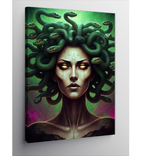 Kanvas Tablo Taşlaşmış Medusa