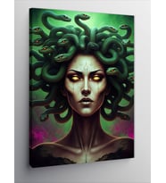 Kanvas Tablo Taşlaşmış Medusa