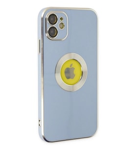 Newface Apple iPhone 12 Kılıf Store Silikon - Sierra Blue
