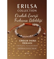 Sertifikalı Ciroluk Enerji Frekansı Bilekliği - Şeffaf Sitrin ve Terahertz Doğal Taş 4 mm (Çok Renkli)