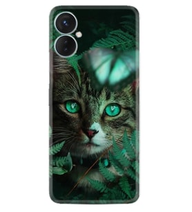 Tecno Spark 9T Kılıf Resimli Desenli Baskılı Silikon Blue Butterflys 1350