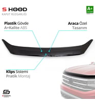 Uyumlu Custom ABS Plastik Kaput Rüzgarlığı 2012-2017 A+Kalite Parça