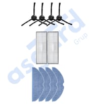 ROBOROCK S8 , S8+ ,S8 PRO-PRO ULTRA UYUMLU 4 Yan Fırça 2 Filtre 4 Mop PKT-iasgf0000750
