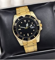 Spectrum Rolex Tarzı Gold Metal Kordon Erkek Kol Saati