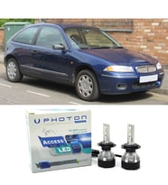 Rover 200 Led Xenon Uzun + Kısa Far Ampulü H4 Access Yeni Seri Beyaz