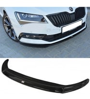 Skoda Superb 2015 2016 2017 2018 Ön Lip Parlak Siyah Ön Ek Plastik Ön EK