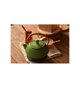 Taşev T0078 Linden Sümbül 750 Ml Fıstık Yeşil Döküm Demlik Çaydanlık