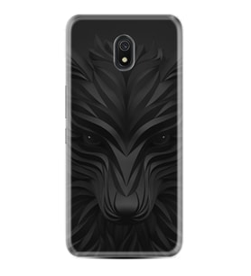Xiaomi Redmi 8A 8 Pro 9C 9T 10C 11T Pro Kılıf Desenli Silikon Black Fox 1325
