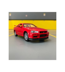 Nissan Skyline Gt-r R34 1/36 Ölçek Diecast Metal Model Araba Oyunca Araba