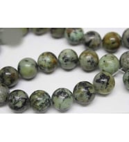 Afrika Turkuazı Taşı YARIM Dizi 10mm (18cm uzunluğundadır)