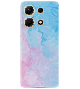 Infınix Note 30 Kılıf Resimli Desenli Baskılı Silikon Pink Blue Abstract 1385