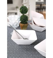 Mat Beyaz Siera Çorba Kasesi, 15 cm, 6 adet set